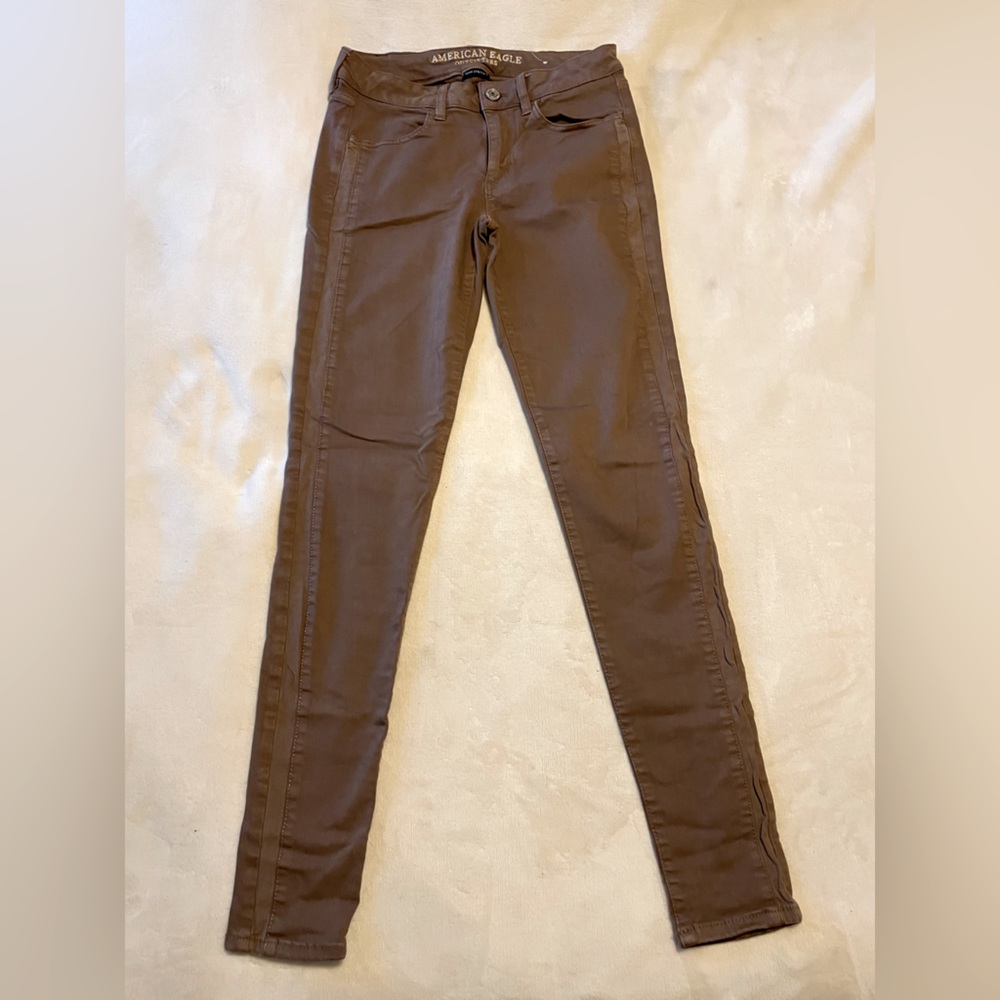 American Eagle High-Rise Mauve Skinny Jean (Jegging)